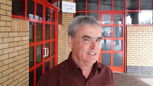 Allan at Westbrook Library