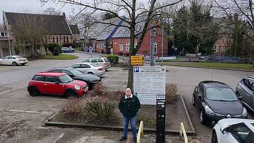 Graham at Lymm car park