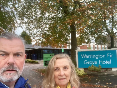 Mark and Helen at Fir Grove Hotel