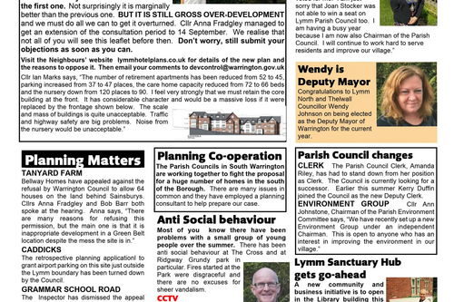 Lymm Sep 18 Page 1