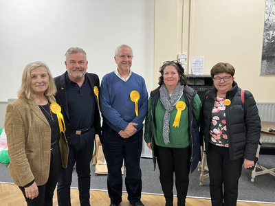 Left to right: Helen Speed, Mark Browne, Bob Barr, Jenny Marsh, Leila Williams