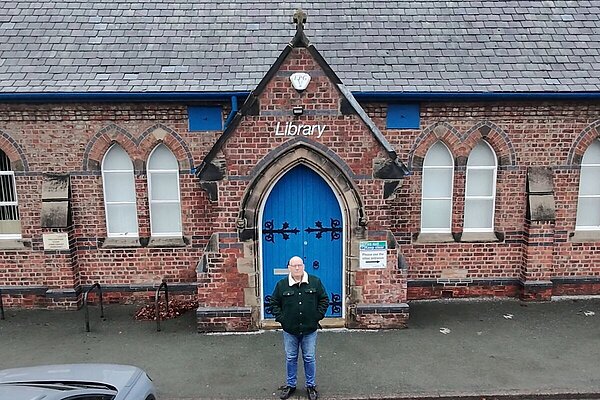 Graham at Lymm Library